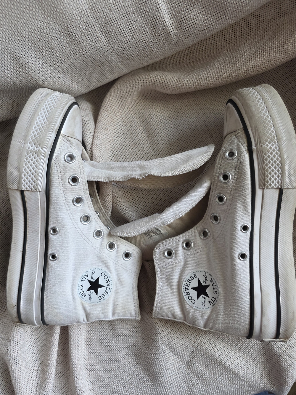 Converse Chuck Taylor All-Star White Platform High-top sneakers